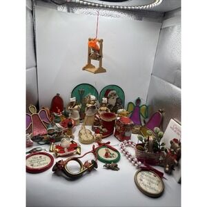 Vintage Christmas Tree Decorations‎ Large Unique Lot